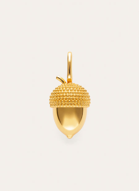 Charm Ghianda Placcato Oro