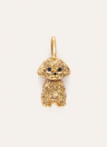 Charm Caniche Toy Baño Oro