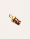 Coffee Gold Charm