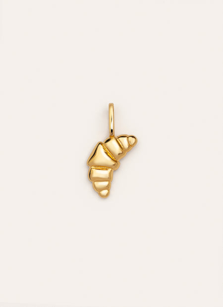 Croissant Gold Charm