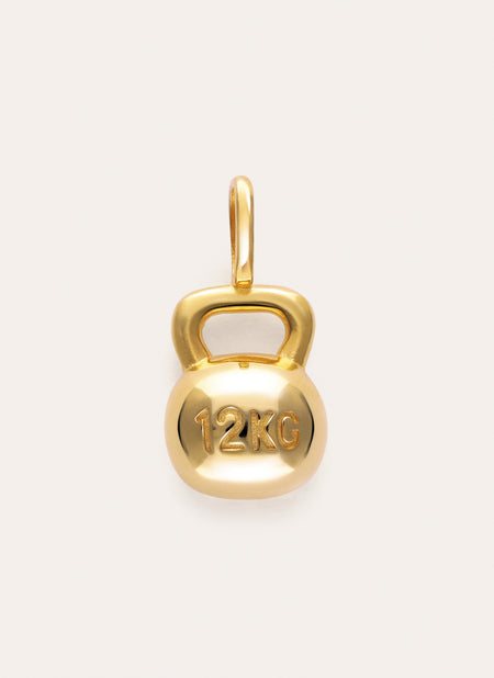 Charm Kettlebell Baño Oro
