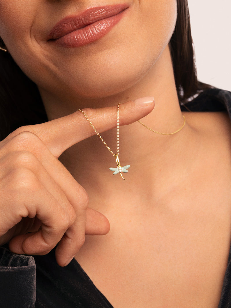 Dragonfly Gold Charm