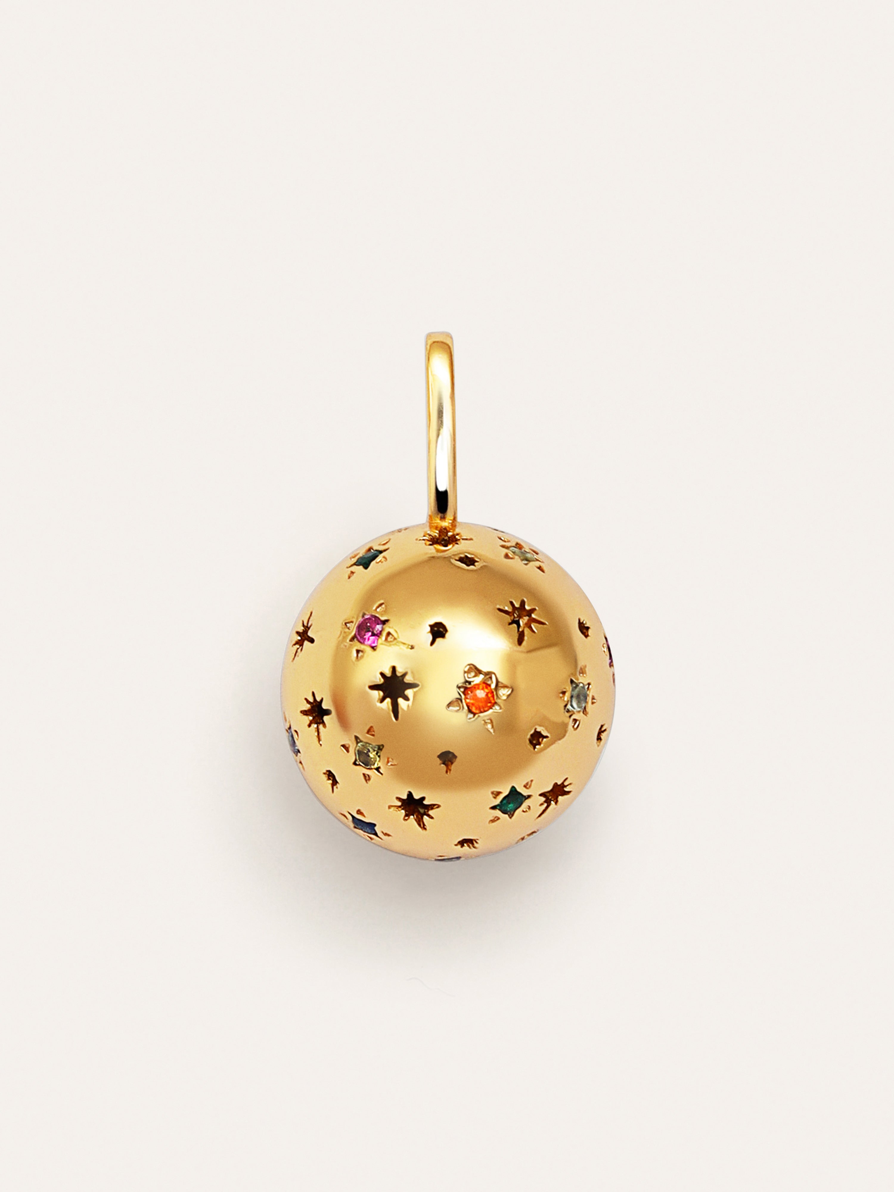 Charm Llamador de Ángeles Baño Oro