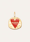 Lovely Heart Mama Gold Charm