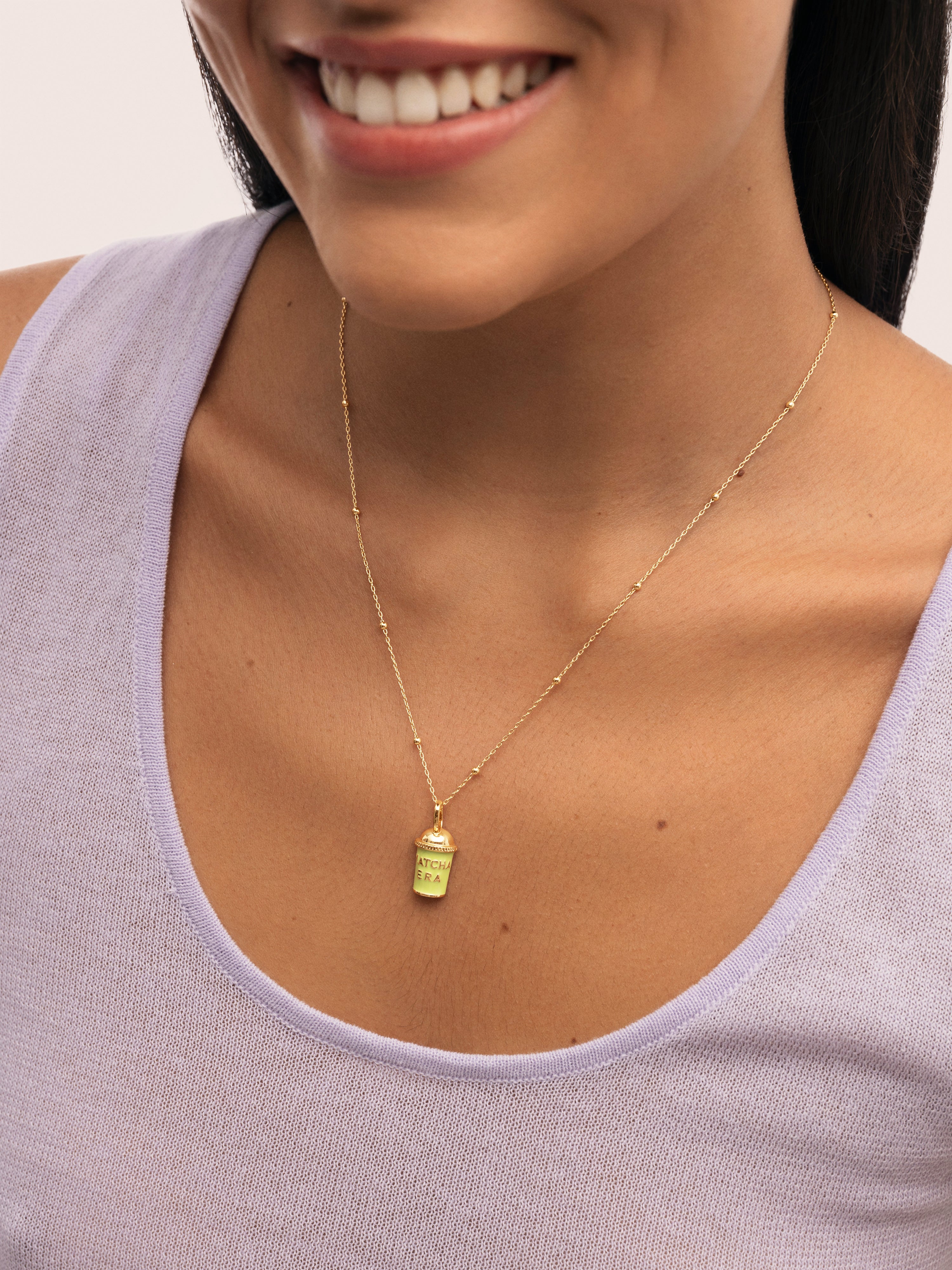 Matcha Gold Charm