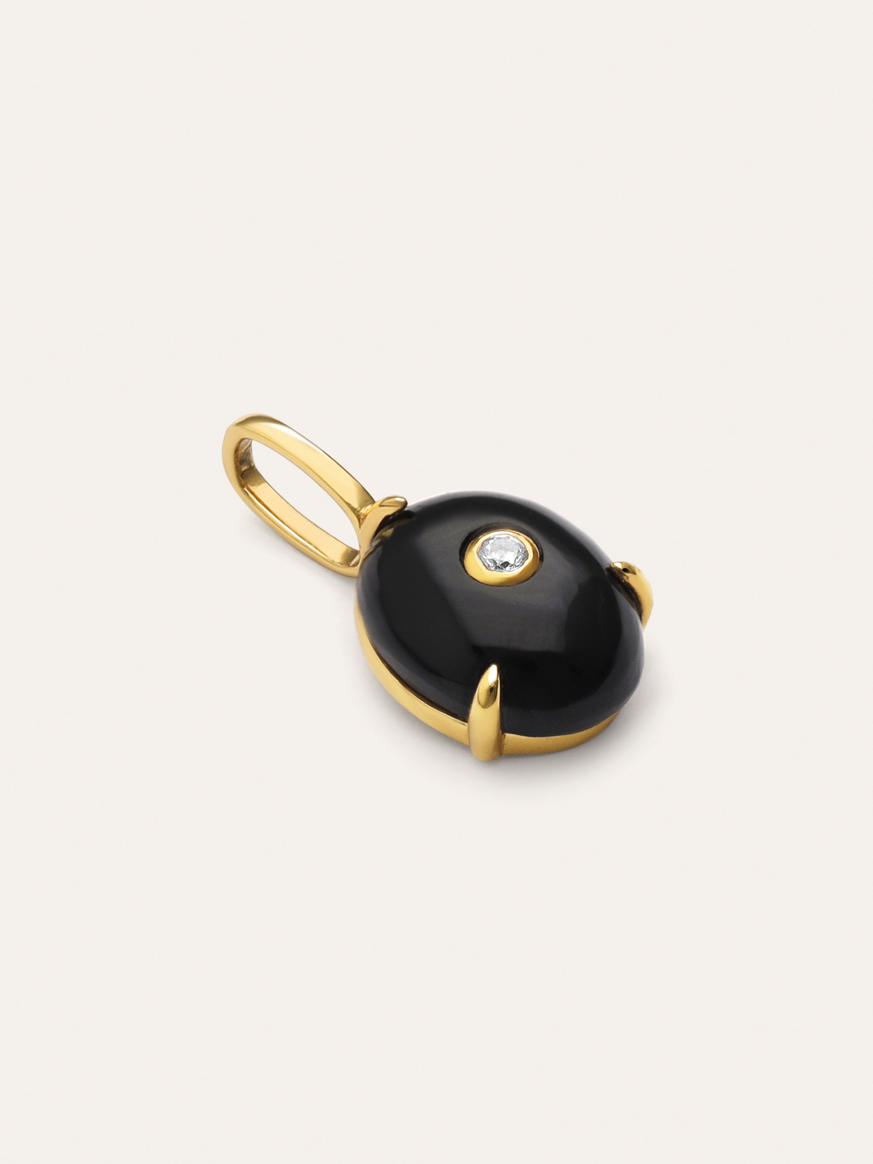 My Maxi Onyx Spark Gold Charm