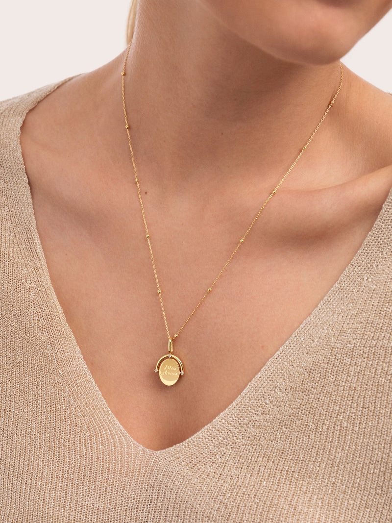 Mon Amour Gold Charm