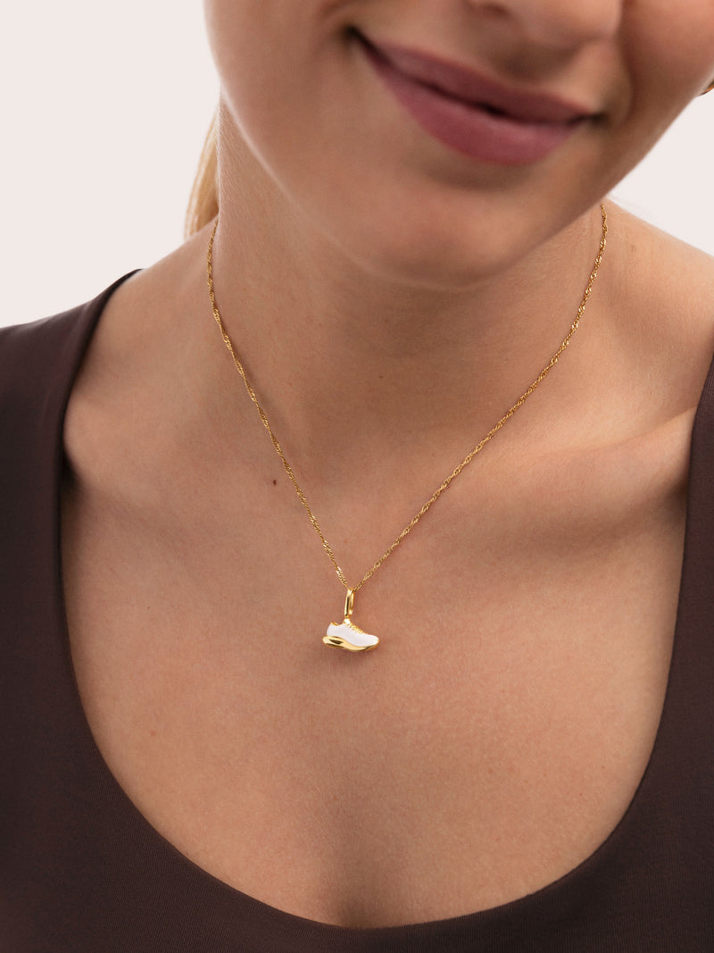 Running Gold Charm