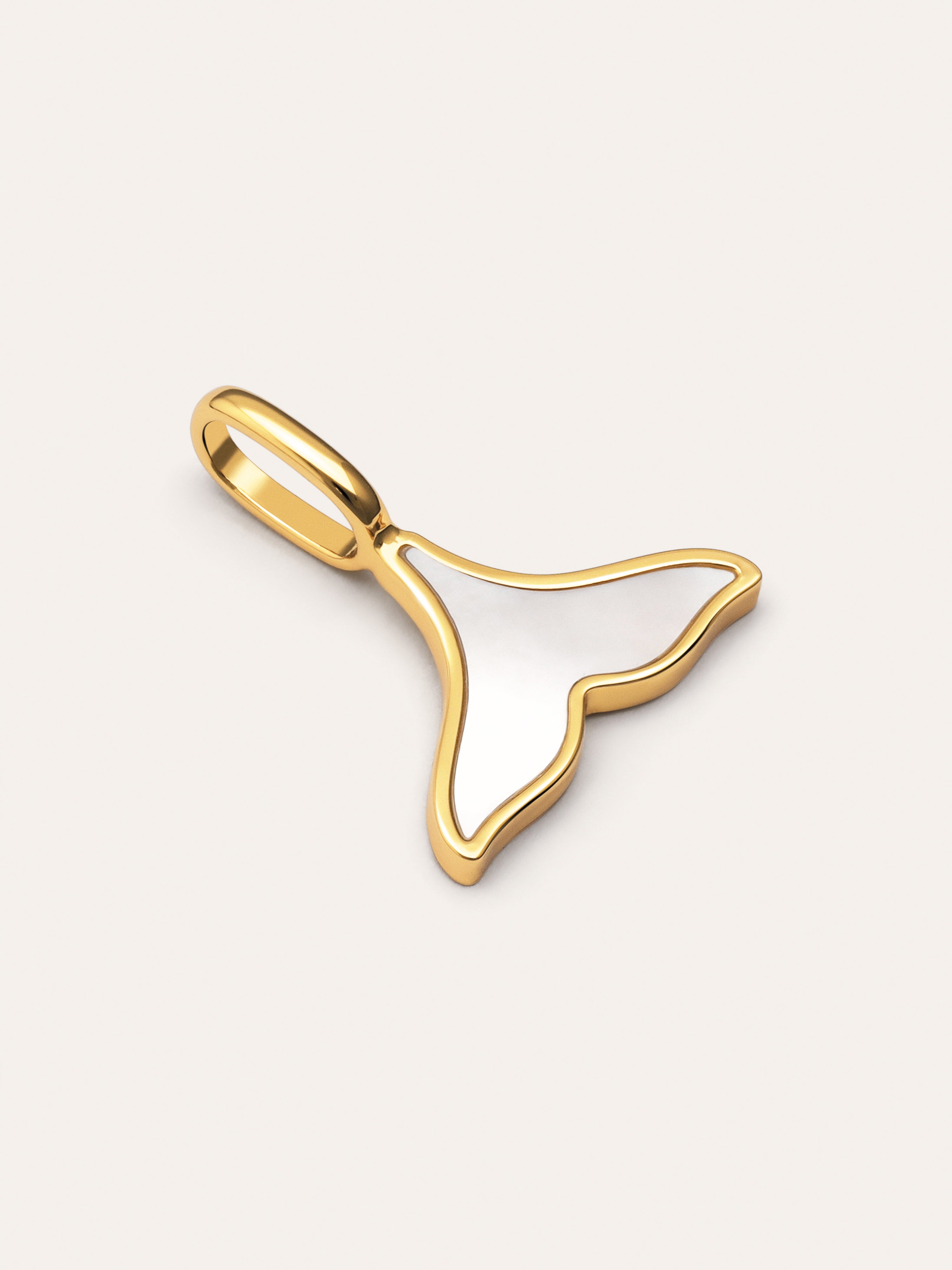 Charm Sirena Nácar Baño Oro