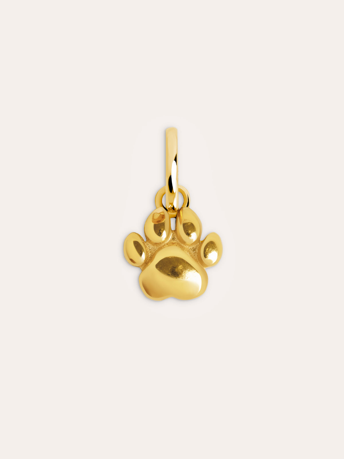 Charm Simple Paw Baño Oro