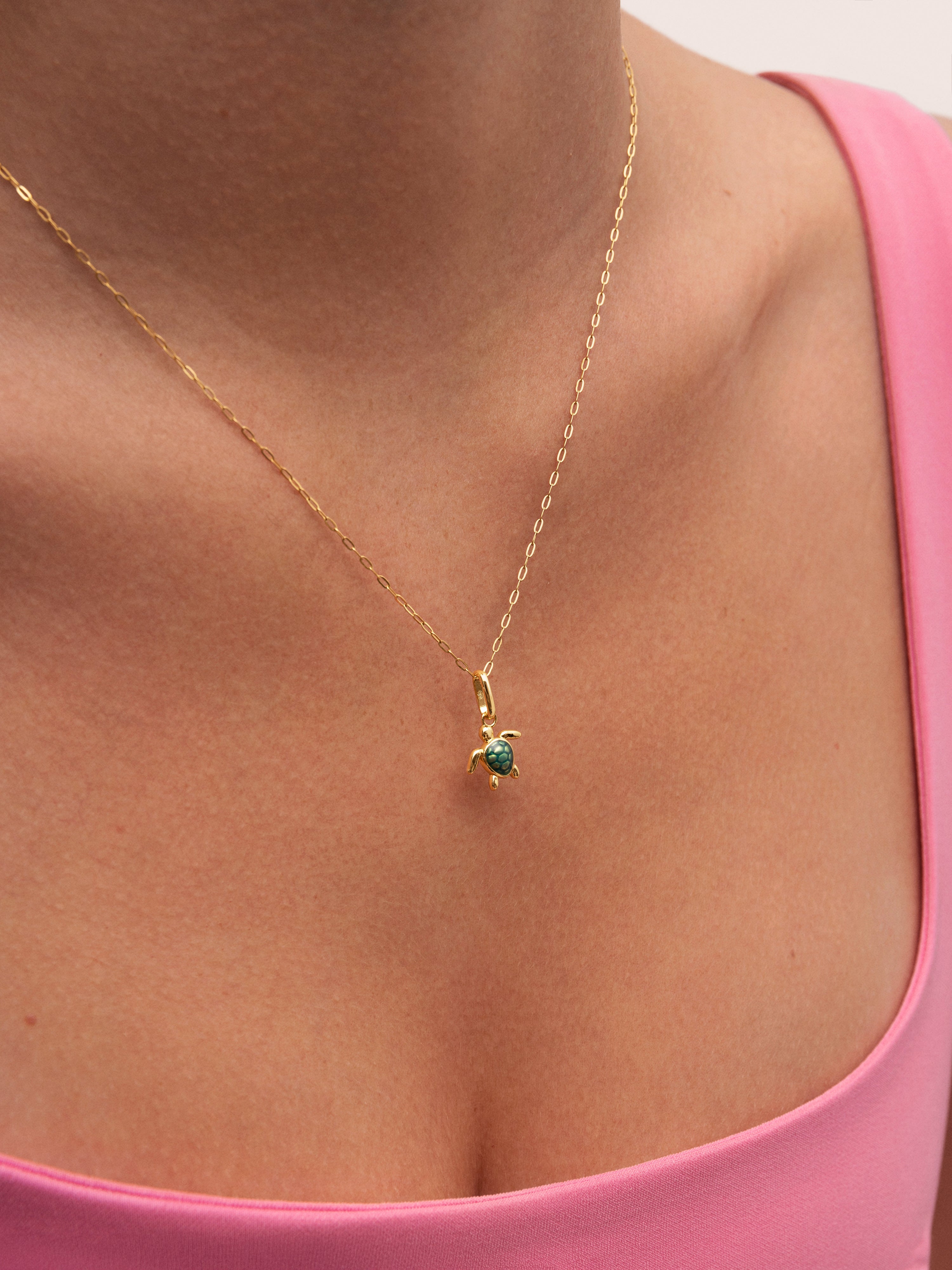 Turtle Gold Charm