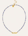 Abuela Heart Cianita Stainless Steel Gold Necklace