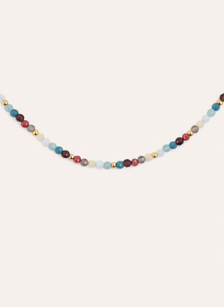 Collar Altea Bruma Acero Baño Oro