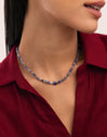 Amulet  Kyanite Stainless Steel Gold Necklace