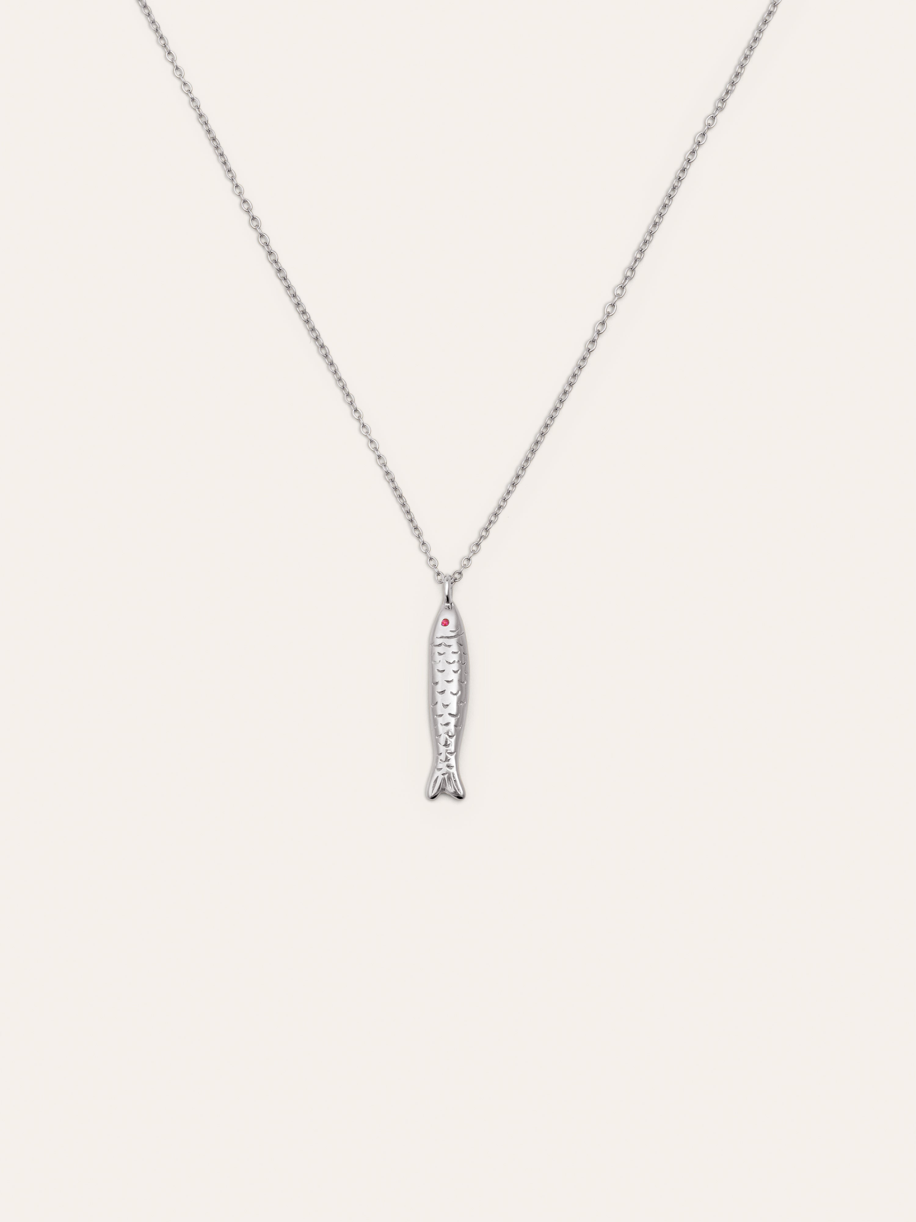 Collar Aqua Fish Acero