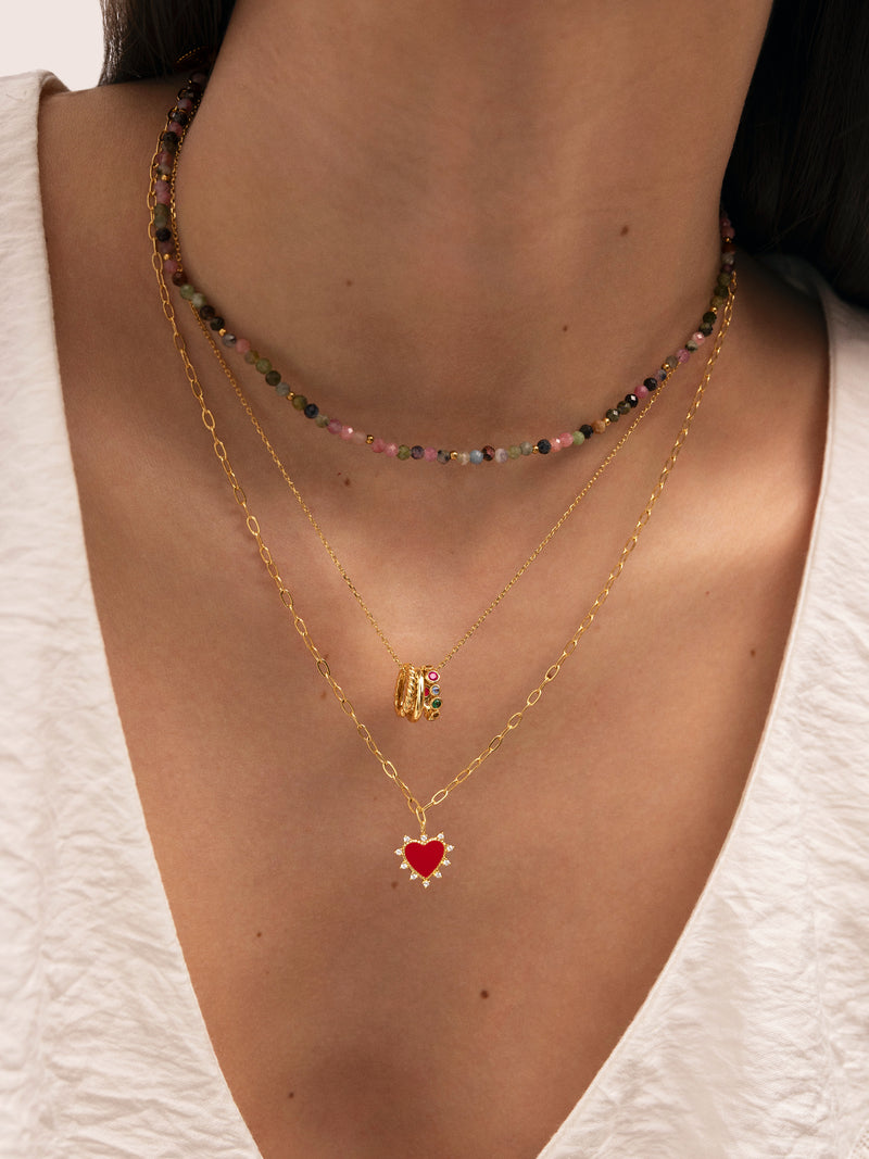 Amour Gold Necklace