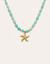 Ariel Colors Stainless Steel Gold Necklace