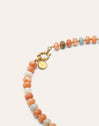 Ambar Stones Stainless Steel Gold Necklace