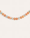 Ambar Stones Stainless Steel Gold Necklace