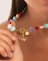 Collar Begur Conchas Acero Baño Oro