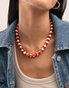 Carmesí Stainless Steel Gold Necklace