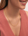 Celestia Stainless Steel Gold Necklace