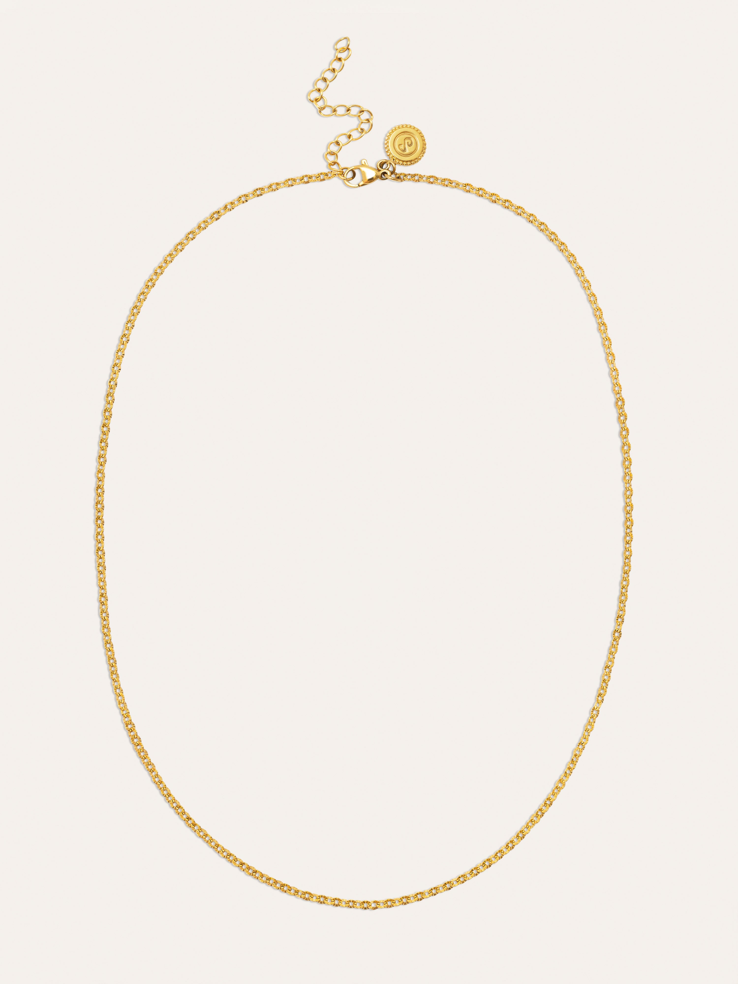 Celestia Stainless Steel Gold Necklace