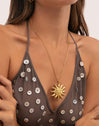 Collar Chic Solea Acero Baño Oro