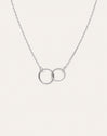 Collier Cercles Twist Acier