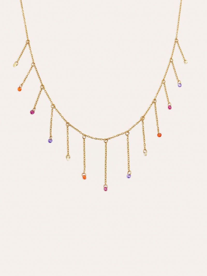 Clea Colors Stainless Steel Gold Necklace