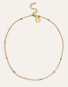 Collar Carla Enamel Acero Baño Oro