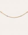 Collar Carla Enamel Acero Baño Oro