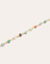 Crystals Colors Gold Necklace