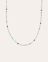 Collar Crystals Colors Plata