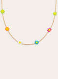 Collar Daisy May Acero Baño Oro