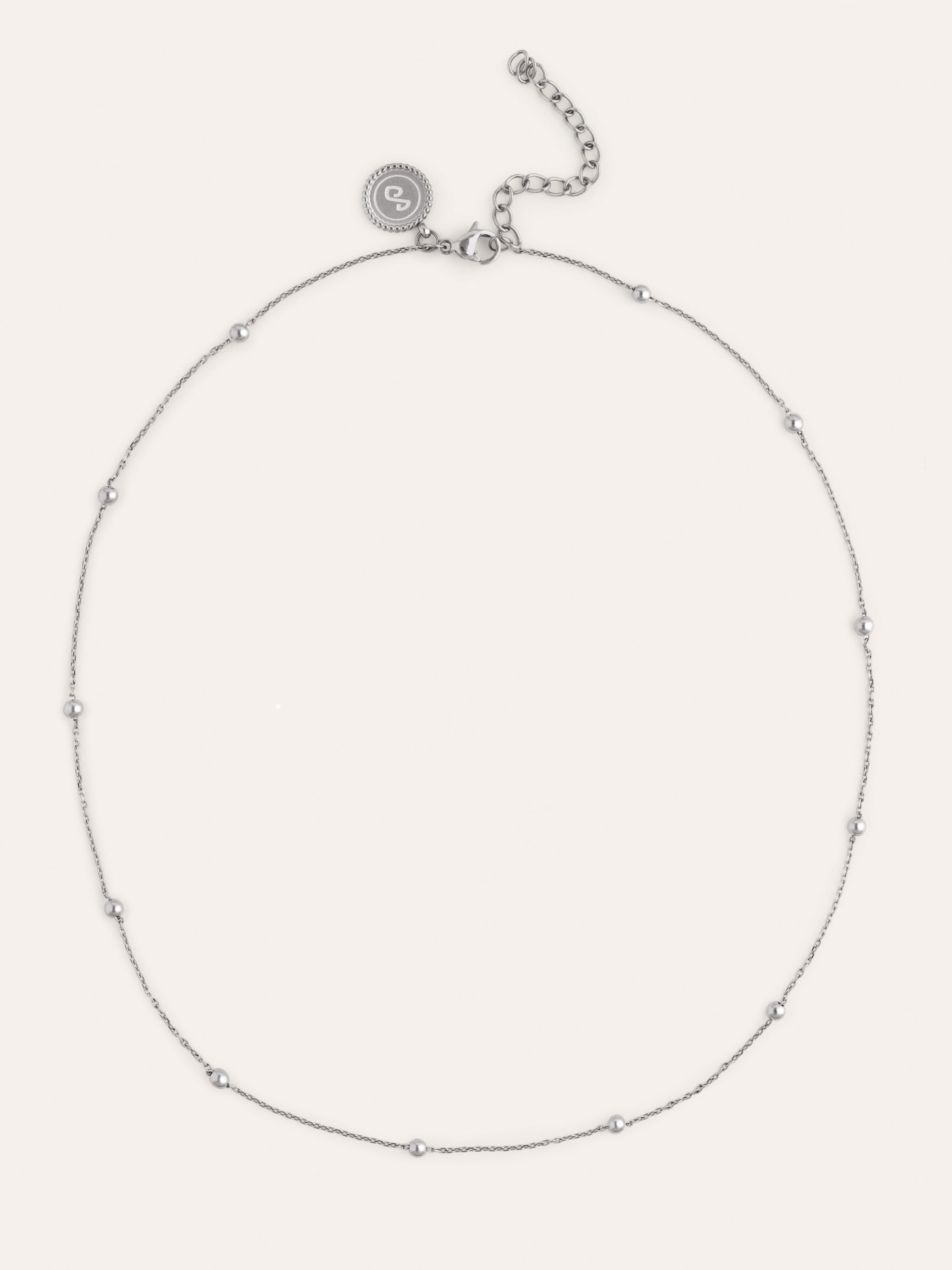 Collar Dots L Acero