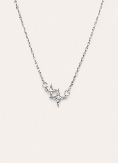 Collar Duo Spark Plata