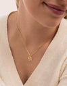 Duo Stars Spark Gold Necklace