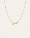 Colar Duo Stars com Banho de Ouro