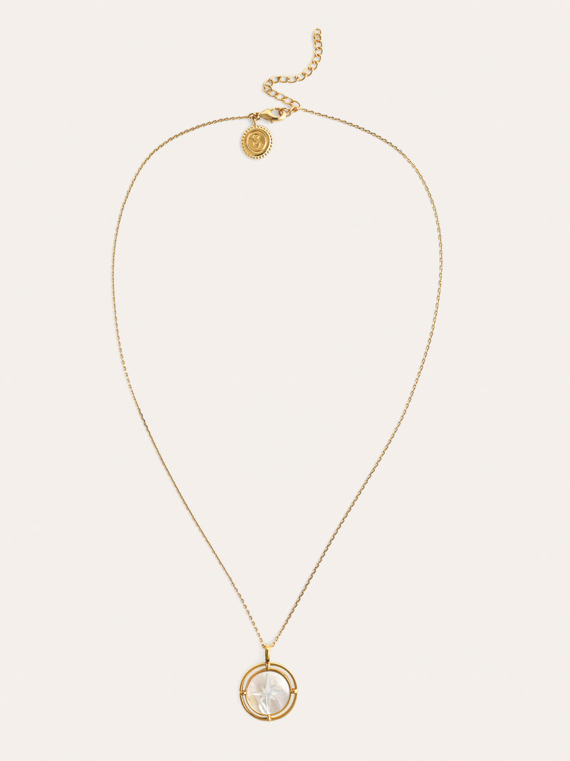 Polar Star Nacre Gold Necklace