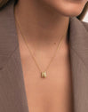 Family Stainless Steel Gold Necklace