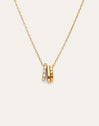 Family Stainless Steel Gold Necklace