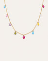 Xiqueta Meua Colors Stainless Steel Gold Necklace