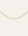 Fine Tape Stainless Steel Gold Necklace