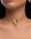 Choker Flower Spring Baño Oro