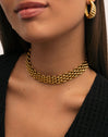 Galea Stainless Steel Gold Choker