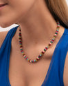 Collar Habana Acero Baño Oro