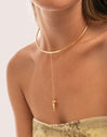 Choker Ítaca Acero Baño Oro
