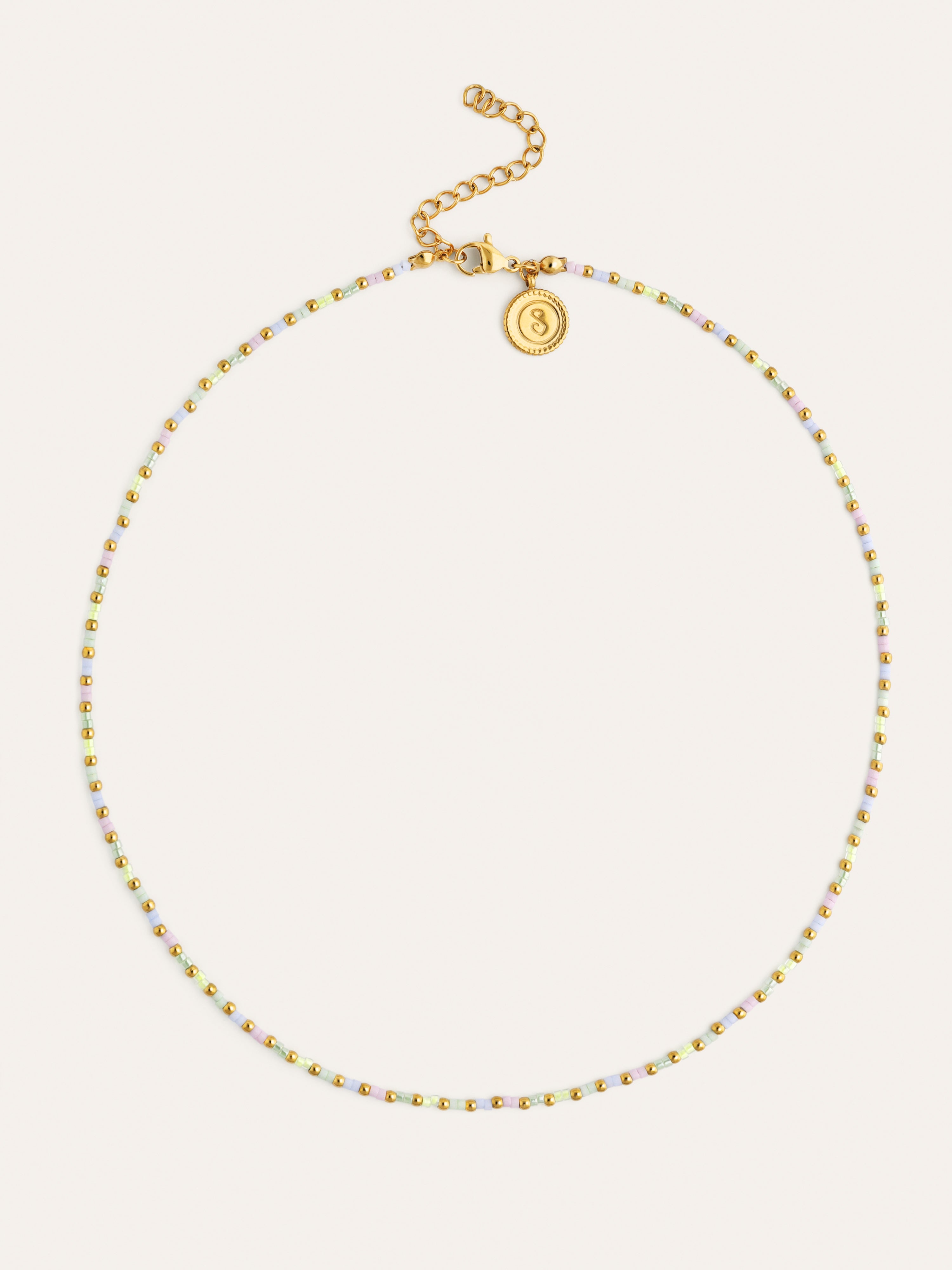 Joy Colors Stainless Steel Gold Necklace
