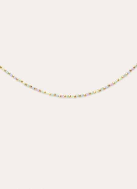 Joy Colors Stainless Steel Gold Necklace